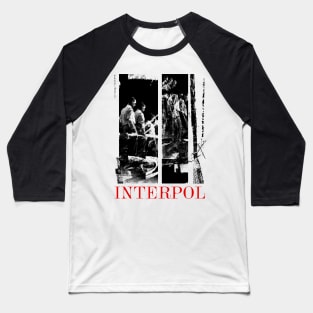 Interpol -- Original Retro Fan Art Design Baseball T-Shirt